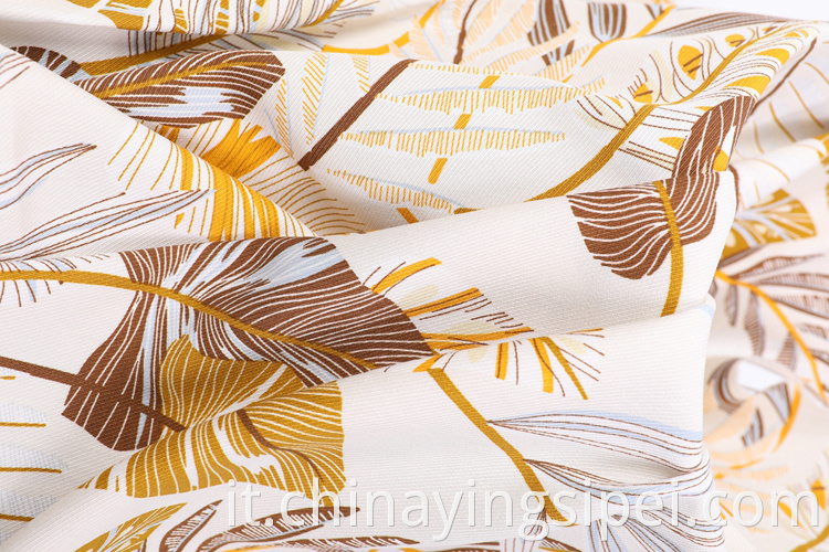Tessuto twill stampato in tessuto ecologico più venduto per vestito
